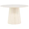 Image de Table À Manger Ronde "lanzo" 120cm Naturel