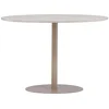 Image de Table À Manger Effet Marbre "lycke" 110cm Beige