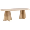 Image de Table À Manger Design "bootcut" 230cm Naturel