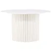 Image de Table à Manger Ronde Haron 110cm Blanc