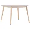 Image de Table À Manger Ronde "flora" 120cm Naturel