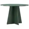 Image de Table À Manger Ronde "bootcut" 110cm Vert