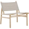 Image de Fauteuil Bas En Bois "millo" 70cm Naturel
