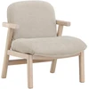 Image de Fauteuil Design En Bois "rile" 77cm Beige