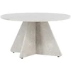 Image de Table Basse Effet Marbre " bootcut" 80cm Beige