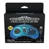 Image de Just for Games RETROBIT Bleu USB Manette de jeu MAC, Nintendo Switch, PC, Playstation 3 en occasion ou reconditionné