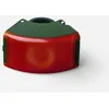 Image de Lampe de vélo arrière rechargeable USB Bookman Curve - vert - 37 lumens - 32 heures