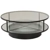 Image de Table basse en verre ronde Falsterbo Noir