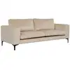 Image de Canapé 3 places en velours bolero 215cm beige
