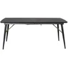 Image de Table À Manger Extensible "gold" 180-220cm Noir