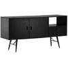 Image de Bahut 2 Portes & 2 Tiroirs "gold" 160cm Noir