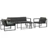 Image de Salon De Jardin 5 Places "dakar" 188cm Gris