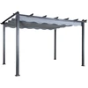 Image de Pergola Avec Toit "lazio" 395cm Gris