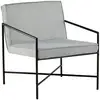 Image de Fauteuil Design Velours Côtelé "rakel" 78cm Gris