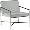 Image de Fauteuil design velours côtelé rakel 78cm gris