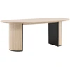 Image de Table À Manger Ovale "bianca" 200cm Naturel