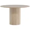 Image de Table ronde en MDF Bianca 110 cm naturel