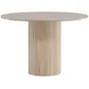 Image de Table ronde en mdf bianca 110 cm naturel 15596-840