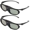 Image de SURENHAP lunettes de projecteur 3D 2 pièces 144Hz 3D lunettes à obturateur actif DLP LinK lentille LCD lunettes 3D son lecteur