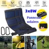 Image de 24W Chargeur Solaire Pliable Kit de panneaux solaires pliant 3*8W Power Bank Camping en plein air Randonnée Téléphone Chargeur