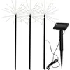 Image de Bâton solaire - GENERIQUE - Firework - 90 LED blanc chaud - Set de 3 pièces - Jardin extérieur