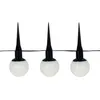 Image de BALLS COMBO - Guirlande dextérieur Solaire 6 boules Blanc LED à piquer ou suspendre L5m