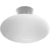 Image de Bulloxl plafonnier globe aluminium, verre opale 1x e27