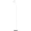 Image de Tyson lampadaire task structure blanche, abat-jour interrupteur 1x gu10