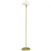 Image de Vienda lampadaire laiton, verre opalin, interrupteur sur cordon 1x e14