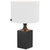 Image de Lampe à poser By Rydéns Woody - black/white - Noir - 41x25 cm
