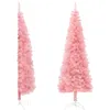 Image de Sapin de Noël artificiel - MOTHINESSTO - Demi sapin - Rose - 180 cm - 246 pointes
