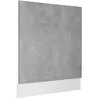 Image de Panneau décoratif pour façade de lave-vaisselle - MOTHINESSTO - Gris béton - 595x3x67 cm - Aggloméré
