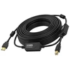 Image de Vision - Câble Usb - Usb (m) Pour Usb Type B (m) - Usb 2.0 - 10 M - Rappel Actif En Ligne - Noir