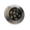 Image de Spot Extérieur Encastrable LED Sol 9W IP65 60° - Blanc Neutre - SILUMEN