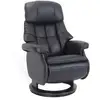 Image de Fauteuil de relaxation manuel en cuir SEVILLFTCNOIR