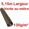 Image de Vente au mètre Largeur 515m 130g/m2 Toile Bache de paillage marron tissé 130g