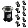 Image de Pack de 10 - Spot LED Extérieur Encastrable IP65 pour Ampoule GU10 - SILAMP