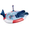 Image de Piscine Gonflable Swim Essentials Ocean Stripes Pvc Ovale 1.5x2.1m