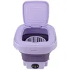 Image de Duokon Mini laveuse pliable Machine à laver portative 11L ABS PP Mini lave-seau pliable electromenager machine Prise UE