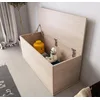 Image de Coffre De Rangement Pour Chambre À Coucher Sonoma Mat 100x40x40cm Design Ameublement Ariel