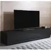 Image de Meuble Tv Pour Salon Salle À Manger Noir Brillant 160x40x32cm Design Ameublement Luke H2