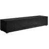 Image de Meuble tv avec pieds 2cm 1 porte meuble tv de salon 160 x 32 x 40cm modèle luke h2 noir finition brillante TVSD032BLBLP-1BOX