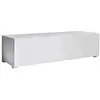 Image de Meuble tv bass avec pieds 2 cm meuble tv de salon modèle aitana m1 blanc 120x30x40cm Aitana M1