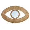 Image de Le miroir raffia eye - naturel - m