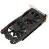 Image de Qiilu Carte graphique GTX 1050 Ti 4 Go GDDR5 128 bits pour jeux sur PC de bureau - Rapide et dotée de deux ventilateurs