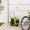 Image de SALE 2025Chariot à Vélo VIDAXL - Remorque de vélo pour animaux de compagnie - UU - vert et noir chill282298