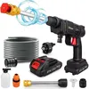 Image de Nettoyeur Haute Pression sans Fil Max. 30 bar/435 PSI avec 2 x 21V 1500 mA Batteries Multi-Jet Hydro Shot utilisable.[Y687]