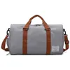 Image de Sac de Voyage Hommes Femmes - MOBIGARLAN - WX333- Compartiment Chaussures - Gris- Imperméable - Grand Léger