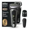 Image de Braun series 9 pro+ 9565cc wet & dry rasoir à grille tondeuse métallique