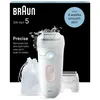 Image de Braun Épilateur Silk-épil 5 - Avec Tête De Rasoir Pour Femmes et Sabot Tondeuse - Blanc/Rose